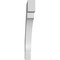 Ekena Millwork 3 1/2-in. W x 32-in. D x 32-in. H Merced Architectural Grade PVC Knee Brace BRCP035X32X32MRC - alternate 6